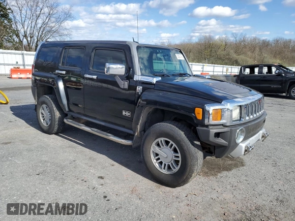 2008 Hummer H3 with VIN 5GTEN13E288113443, listed as a Copart auction lot 52597455 with 170,204 mi miles and Clean Title. Bid and sale history available at carsss.com. Image 4.