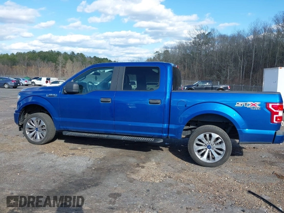 2018 Ford F-150 XL with VIN 1FTEW1EP6JFC92638, listed as a IAAI auction lot 41732128 with 161,007 mi miles. Bid and sale history available at carsss.com. Image 14.