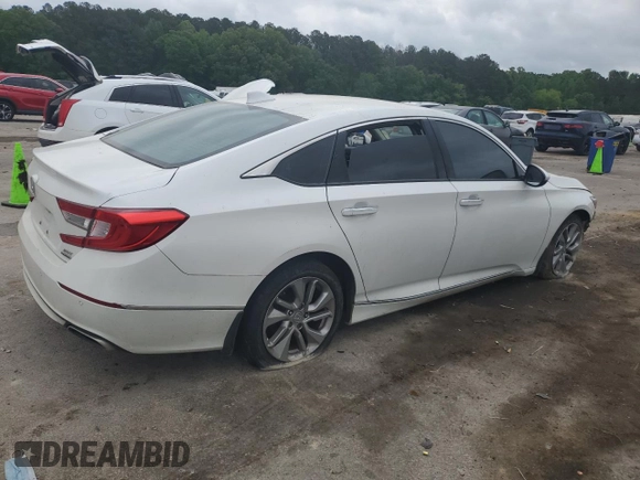 2018 Honda Accord Touring with VIN 1HGCV2F94JA017705, listed as a Copart auction lot 52670395 with Not provided miles and Salvage title. Bid and sale history available at DreamBid. Image 3.