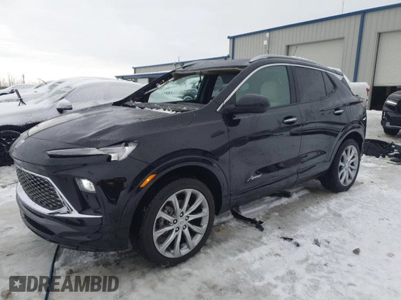 2024 Buick Encore GX Avenir with VIN KL4AMGSL9RB018114, listed as a Copart auction lot 41372405 with 1,489 mi miles and Clean title. Bid and sale history available at DreamBid. Image 1.