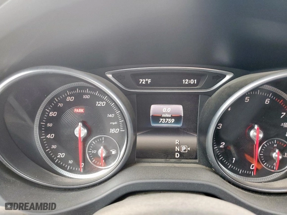 2018 Mercedes-Benz CLA with VIN WDDSJ4EB8JN527222, listed as a Copart auction lot 51332575 with 73,759 mi miles and Salvage Title. Bid and sale history available at carsss.com. Image 9.