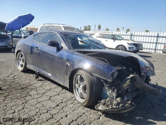 2004 Hyundai Tiburon GT with VIN KMHHN65FX4U108253, listed as a Copart auction lot 77635034 with 34,170 mi miles and Salvage Title. Bid and sale history available at carsss.com. Image 4.