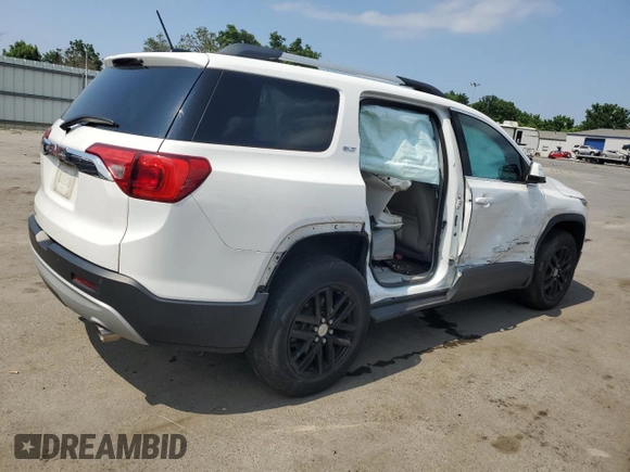 2017 GMC Acadia SLT with VIN 1GKKNMLS4HZ159694, listed as a Copart auction lot 61877925 with 89,212 mi miles and Salvage title. Bid and sale history available at DreamBid. Image 3.