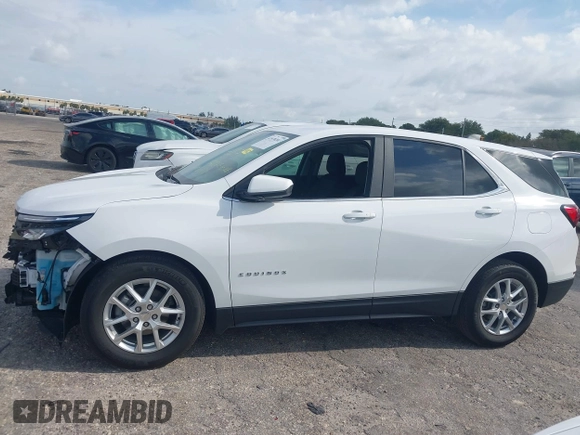 2024 Chevrolet Equinox LT with VIN 3GNAXKEG7RL286406, listed as a IAAI auction lot 41970201 with 6,974 mi miles and . Bid and sale history available at DreamBid. Image 15.