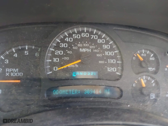 2005 Chevrolet Tahoe LT with VIN 1GNEC13T25R139386, listed as a IAAI auction lot 41670371 with 309,414 mi miles. Bid and sale history available at carsss.com. Image 7.
