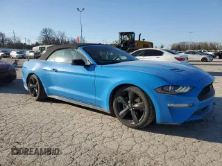 2022 Ford Mustang EcoBoost with VIN 1FATP8UHXN5106513, listed as a Copart auction lot 47394815 with 24,671 mi miles and Salvage Title. Bid and sale history available at carsss.com. Image 4.