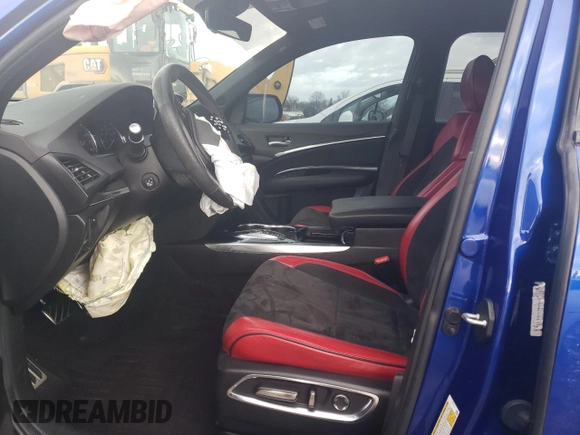 2019 Acura MDX Technology with VIN 5J8YD4H08KL011219, listed as a Copart auction lot 45354005 with Not provided miles and Salvage title. Bid and sale history available at DreamBid. Image 7.