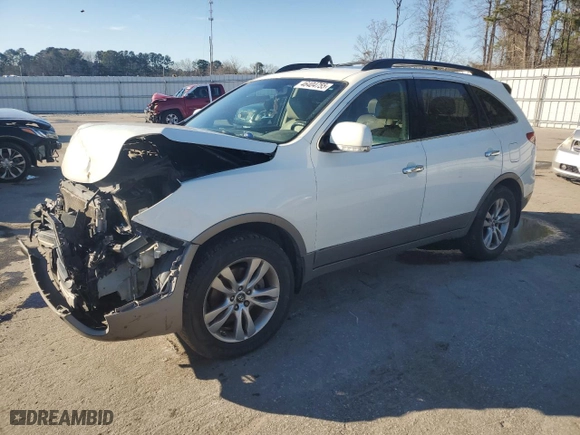 2012 Hyundai Veracruz Limited with VIN KM8NU4CC7CU191299, listed as a Copart auction lot 46404755 with 262,072 mi miles and Salvage Title. Bid and sale history available at carsss.com. Image 1.