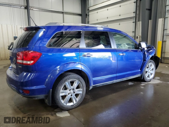 2012 Dodge Journey Crew with VIN 3C4PDDDG1CT369538, listed as a Copart auction lot 58754605 with Not provided miles and Salvage title. Bid and sale history available at DreamBid. Image 3.