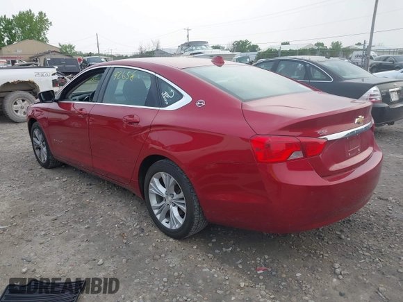 2014 Chevrolet Impala LT z VIN 1G1115SL7EU145650, wystawiony jako IAAI lot #42392658 z przebiegiem 111 953 mil mil oraz . Historia ofert i sprzedaży dostępna na DreamBid. Obrazek 3.