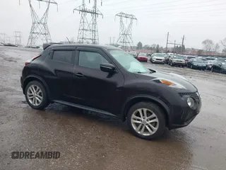 2016 Nissan Juke SL with VIN JN8AF5MVXGT659335, listed as a IAAI auction lot 41463720 with 106,499 mi miles. Bid and sale history available at carsss.com. Image 1.