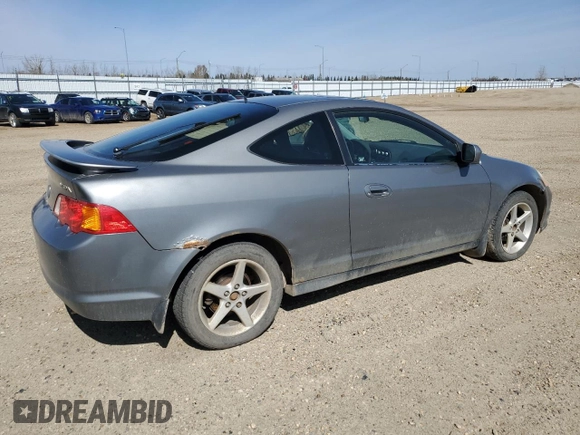 2002 Acura RSX Auto with VIN JH4DC54832C808526, listed as a Copart auction lot 54863135 with 376,120 mi miles and Clean Title. Bid and sale history available at carsss.com. Image 3.