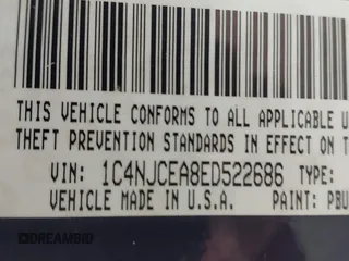 2014 Jeep Compass High Altitude with VIN 1C4NJCEA8ED522686, listed as a IAAI auction lot 41611351 with 220,145 mi miles and . Bid and sale history available at DreamBid. Image 9.
