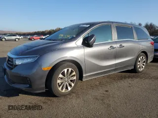 2024 Honda Odyssey EX-L with VIN 5FNRL6H62RB049354, listed as a Copart auction lot 88911795 with 2,553 mi miles and Salvage Title. Bid and sale history available at DreamBid. Image 1.