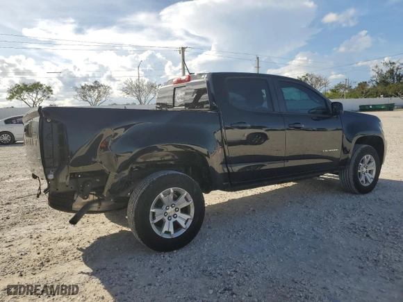 2022 Chevrolet Colorado 2WD LT with VIN 1GCGSCEA1N1252207, listed as a Copart auction lot 73583914 with 35,794 mi miles and Non Repairable. Bid and sale history available at carsss.com. Image 3.