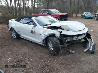 2019 Chevrolet Camaro 1LT with VIN 1G1FB3DXXK0124754, listed as a IAAI auction lot 41169480 with 81,727 mi miles. Bid and sale history available at carsss.com. Image 1.