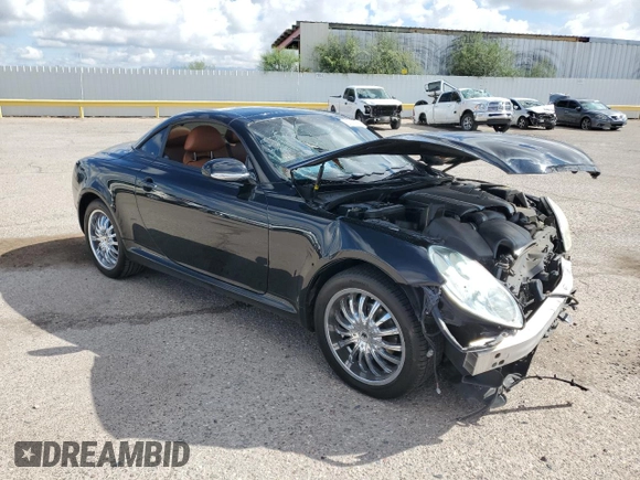 2002 Lexus SC 430 with VIN JTHFN48Y320020970, listed as a Copart auction lot 59332975 with 148,346 mi miles and Salvage title. Bid and sale history available at DreamBid. Image 4.