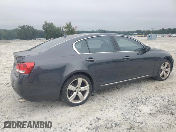 2007 Lexus GS 350 with VIN JTHBE96S470011485, listed as a Copart auction lot 69832444 with 196,931 mi miles and Salvage Title. Bid and sale history available at carsss.com. Image 3.