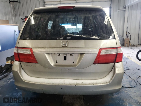 2007 Honda Odyssey LX with VIN 5FNRL382X7B063222, listed as a Copart auction lot 45122975 with 227,044 mi miles and Salvage Title. Bid and sale history available at carsss.com. Image 6.