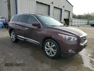 2015 Infiniti QX60 with VIN 5N1AL0MM9FC536909, listed as a Copart auction lot 51750975 with 205,955 mi miles and Salvage Title. Bid and sale history available at DreamBid. Image 4.