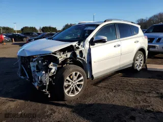 2017 Toyota RAV4 Hybrid Limited with VIN JTMDJREV4HD075604, listed as a Copart auction lot 48112645 with NaN miles and Salvage Title. Bid and sale history available at carsss.com. Image 1.
