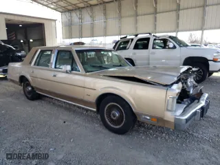 1986 Lincoln Town Car with VIN 1LNBP96F8GY685103, listed as a Copart auction lot 45800225 with 11,820 mi miles and Salvage Title. Bid and sale history available at carsss.com. Image 4.