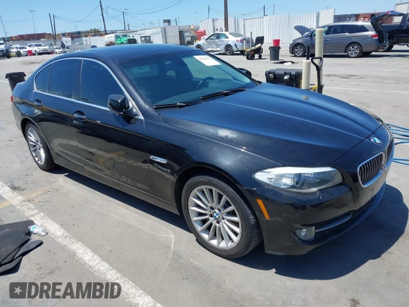 2011 BMW 5 Series 535i with VIN WBAFR7C5XBC602063, listed as a IAAI auction lot 42225883 with 133,802 mi miles and . Bid and sale history available at carsss.com. Image 1.
