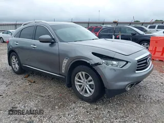 2013 Infiniti FX with VIN JN8CS1MU1DM141205, listed as a IAAI auction lot 42332391 with 154,077 mi miles and . Bid and sale history available at DreamBid. Image 1.