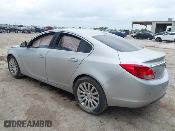 2011 Buick Regal CXL RL3 with VIN W04GR5EC3B1009934, listed as a IAAI auction lot 42079561 with 148,380 mi miles and . Bid and sale history available at DreamBid. Image 3.