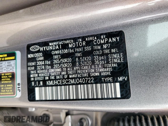 2021 Genesis GV80 with VIN KMUHCESC2MU040722, listed as a Copart auction lot 52934215 with 31,049 mi miles and Clean title. Bid and sale history available at DreamBid. Image 14.
