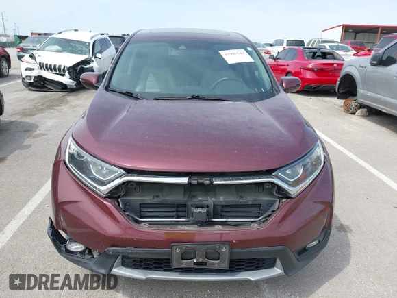 2017 Honda CR-V EX-L with VIN 5J6RW2H81HL058621, listed as a IAAI auction lot 41997542 with 89,636 mi miles. Bid and sale history available at carsss.com. Image 13.