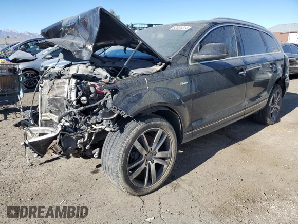 2015 Audi Q7 Premium Plus with VIN WA1LGAFE9FD002987, listed as a Copart auction lot 82804814 with Not Provided miles and Salvage Title. Bid and sale history available at DreamBid. Image 1.