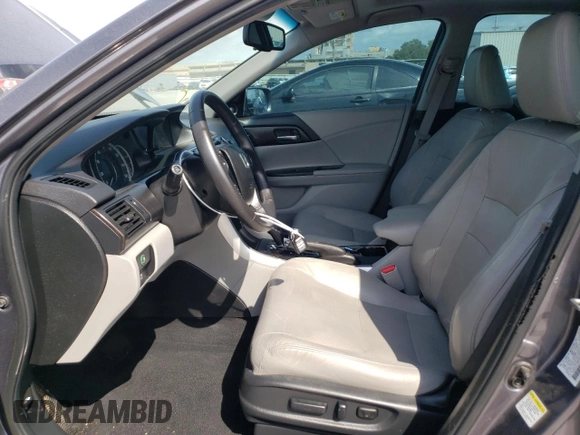 2015 Honda Accord EX-L с VIN 1HGCR2F81FA135536, выставлен на аукционе Copart как лот 55122795 с пробегом Не указан миль и Списание • Salvage title. История ставок и продаж доступна на DreamBid. Изображение 7.