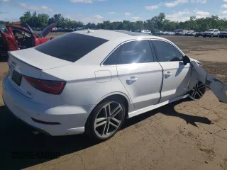 2018 Audi A3 Premium Plus with VIN WAUJ8GFF7J1018537, listed as a Copart auction lot 57245185 with 77,643 mi miles and Salvage title. Bid and sale history available at DreamBid. Image 3.