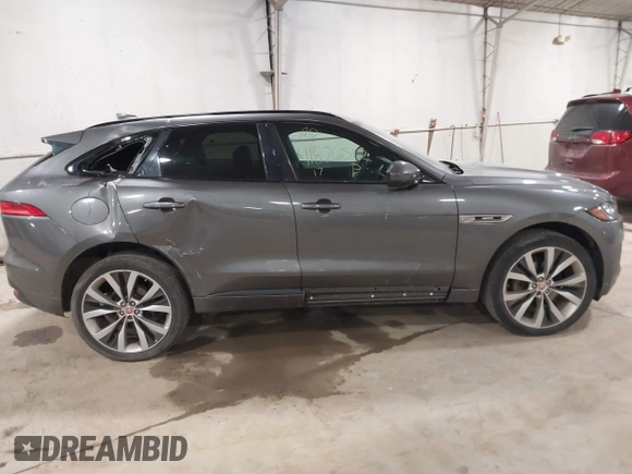 2017 Jaguar F-Pace 35t R-Sport with VIN SADCL2BVXHA093130, listed as a IAAI auction lot 41876512 with 75,074 mi miles and . Bid and sale history available at DreamBid. Image 13.
