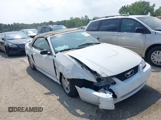 2003 Ford Mustang Deluxe with VIN 1FAFP444X3F378411, listed as a IAAI auction lot 42682826 with 162,271 mi miles and . Bid and sale history available at DreamBid. Image 1.