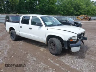 2002 Dodge Dakota with VIN 1B7HL38ZX2S625110, listed as a IAAI auction lot 42511915 with 262,217 mi miles and . Bid and sale history available at DreamBid. Image 1.