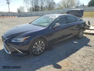 2019 Lexus ES with VIN 58ABZ1B14KU006555, listed as a Copart auction lot 48803865 with 81,739 mi miles and Salvage Title. Bid and sale history available at carsss.com. Image 1.