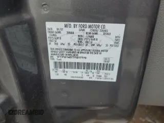 2007 Ford F-150 XLT with VIN 1FTPW14577FB17770, listed as a Copart auction lot 58917245 with 93,133 mi miles and Salvage title. Bid and sale history available at DreamBid. Image 12.
