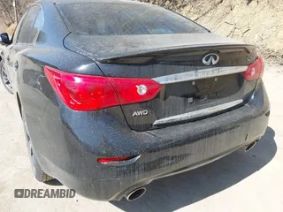 2015 Infiniti Q50 Premium with VIN JN1BV7AR2FM420542, listed as a IAAI auction lot 41787473 with 83,955 mi miles. Bid and sale history available at carsss.com. Image 12.