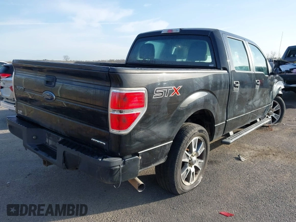 2014 Ford F-150 XL with VIN 1FTFW1CF2EKF68910, listed as a IAAI auction lot 41728533 with Not Provided miles. Bid and sale history available at carsss.com. Image 4.