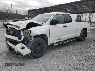 2020 Toyota Tundra 2WD SR with VIN 5TFRY5F19LX266805, listed as a Copart auction lot 86367604 with 109,977 mi miles and Salvage Title. Bid and sale history available at carsss.com. Image 1.
