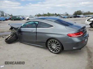 2017 Mercedes-Benz C 300 with VIN WDDWJ4JB3HF331586, listed as a Copart auction lot 46244895 with 63,792 mi miles and Salvage Title. Bid and sale history available at carsss.com. Image 2.
