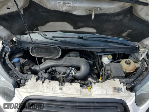 2017 Ford Transit XL with VIN 1FBZX2YM0HKA39147, listed as a Copart auction lot 49608205 with 196,524 mi miles and Salvage Title. Bid and sale history available at DreamBid. Image 12.