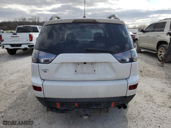 2007 Mitsubishi Outlander ES with VIN JA4MS31X77U010904, listed as a Copart auction lot 48112985 with 149,620 mi miles and Salvage Title. Bid and sale history available at carsss.com. Image 6.