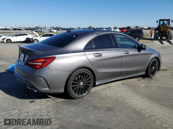2017 Mercedes-Benz CLA with VIN WDDSJ4EB7HN440955, listed as a Copart auction lot 38363923 with 56,973 mi miles. Bid and sale history available at carsss.com. Image 3.