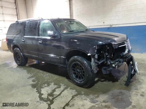2015 Lincoln Navigator L with VIN 5LMJJ3JT9FEJ00162, listed as a Copart auction lot 84482434 with 160,732 mi miles and Salvage Title. Bid and sale history available at carsss.com. Image 4.