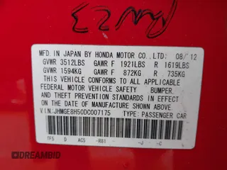 2013 Honda Fit Sport с VIN JHMGE8H50DC007175, выставлен на аукционе IAAI как лот 42474888 с пробегом 89 908 миль миль и . История ставок и продаж доступна на DreamBid. Изображение 9.