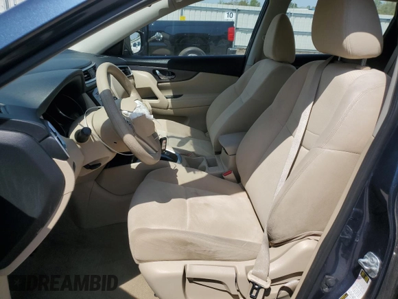 2015 Nissan Rogue SV with VIN KNMAT2MT6FP551478, listed as a Copart auction lot 51217215 with 47,083 mi miles and Salvage Title. Bid and sale history available at DreamBid. Image 7.