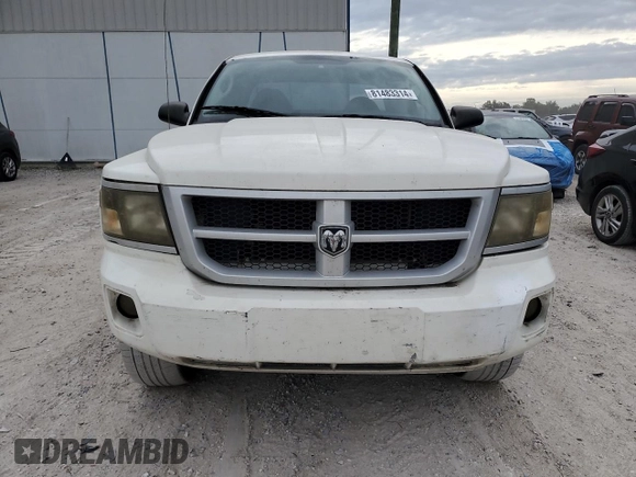 2009 Dodge Dakota with VIN 1D3HE32K69S747955, listed as a Copart auction lot 81483314 with 184,285 mi miles and Clean title. Bid and sale history available at DreamBid. Image 5.